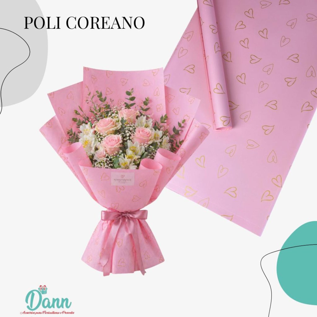 MK2696Z POLI COREANO ROSA C/20 57X57 REF 4145