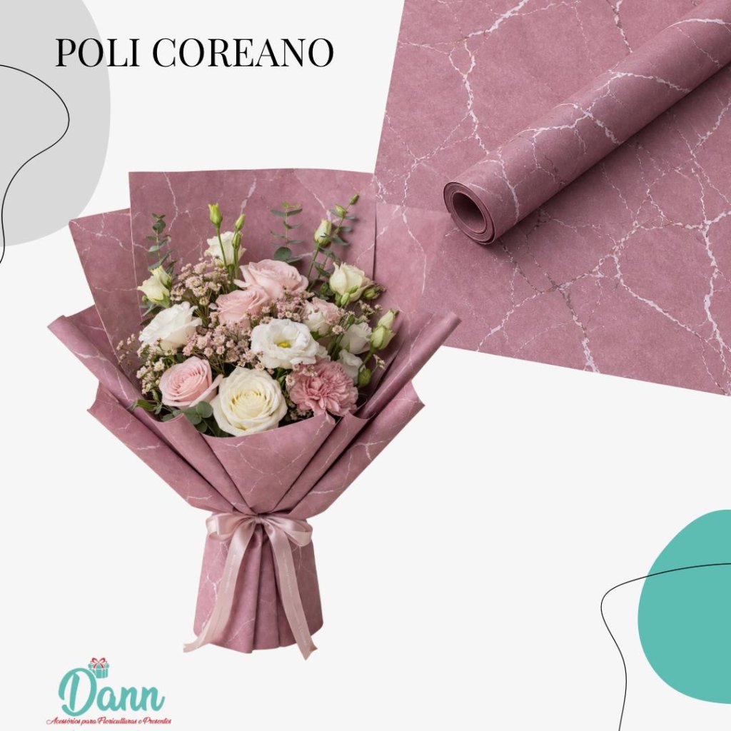 WS1934 POLI COREANO MARMORE ROSA ESCURO  C/20 REF 4034