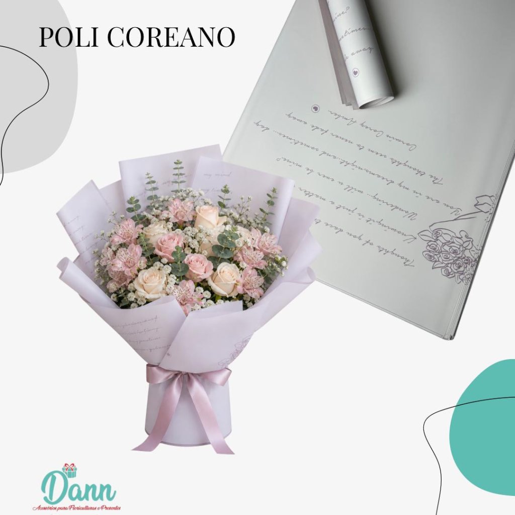153637 POLI COREANO POESIA ROSE 58X58 C/20 REF 3834
