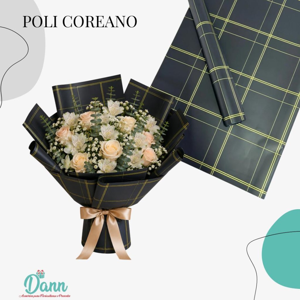 POLI COREANO 58X58 C/20 MATTE BOEMIO PRETO REF 3845