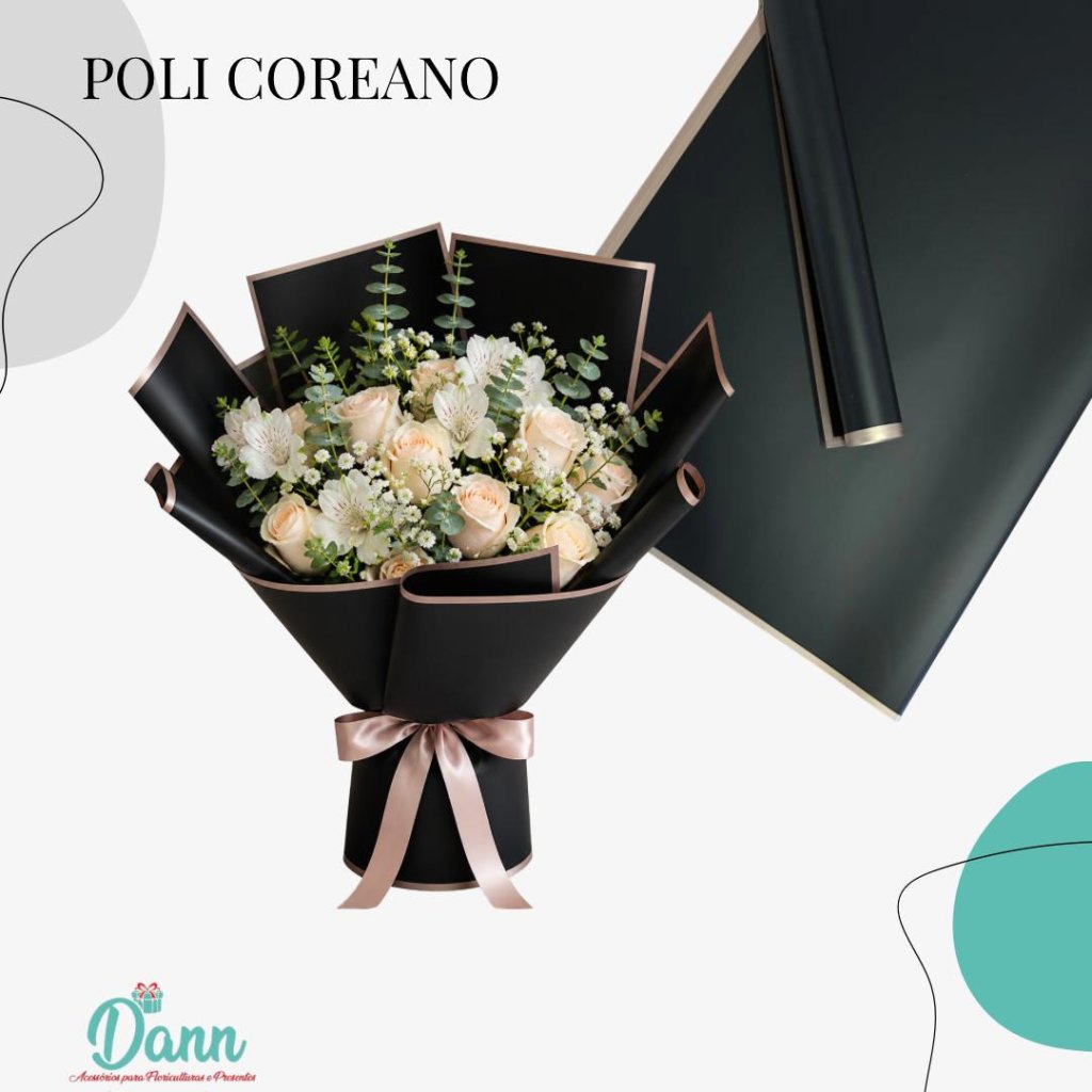 POLI COREANO 58X58 C/20 DEC MATTE MOLDURA PRETO REF 3852