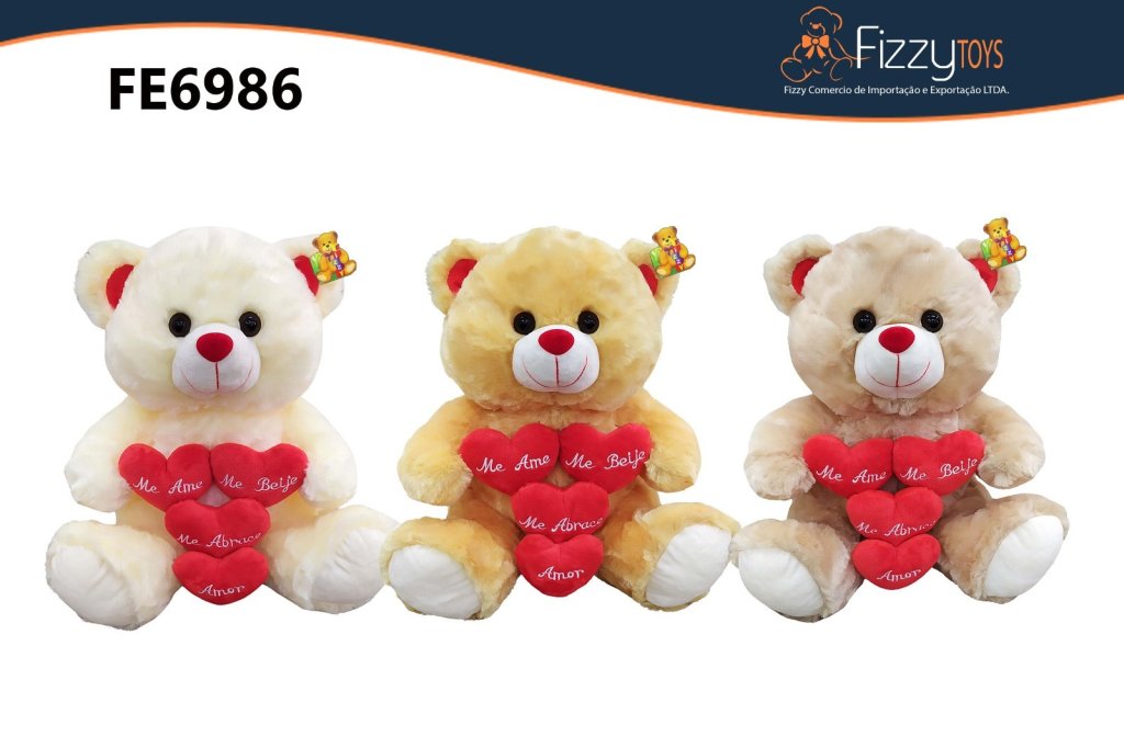 FE6986 PELUCIA URSO 38CM