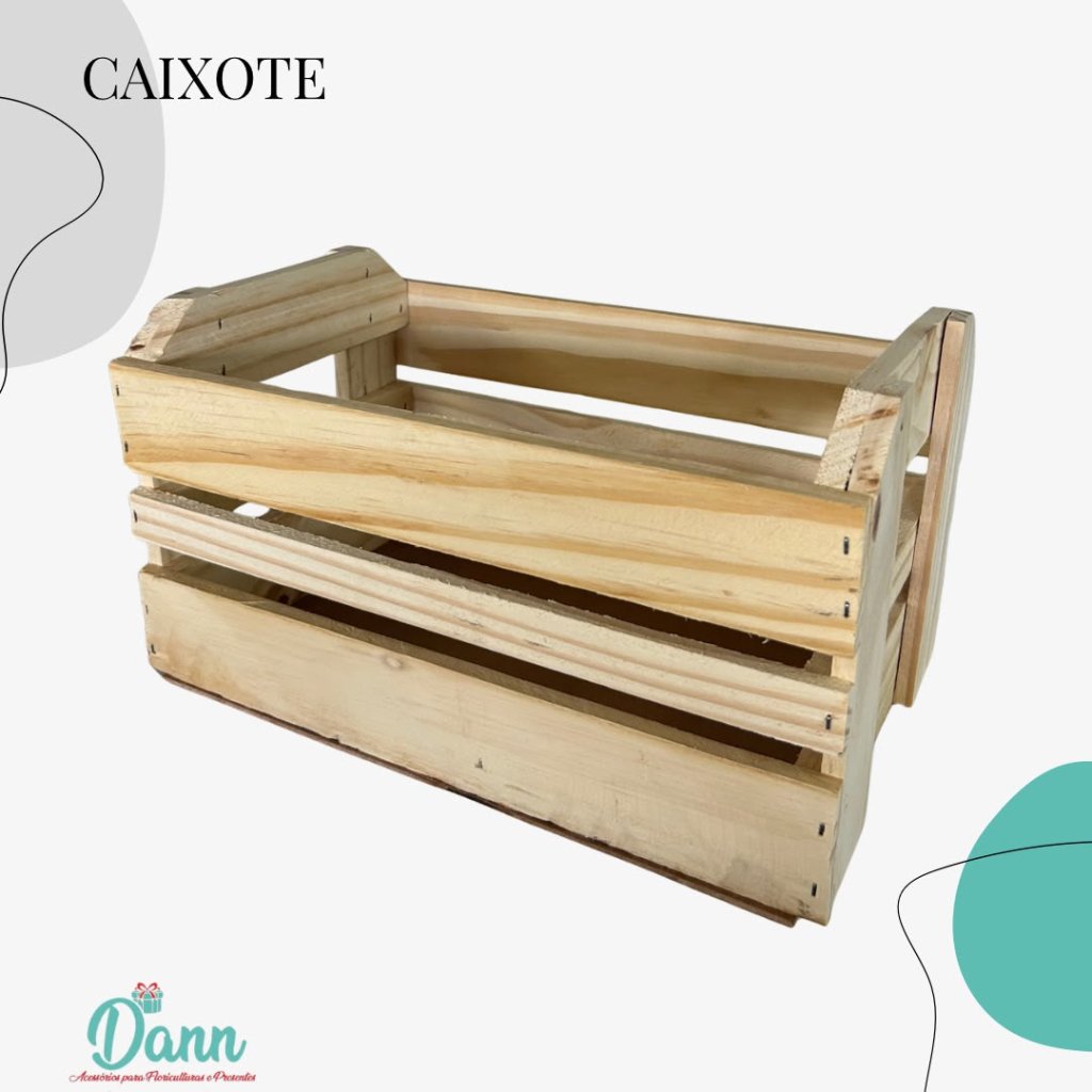 CAIXOTE MADEIRA  LONG M NATURAL REF 719  