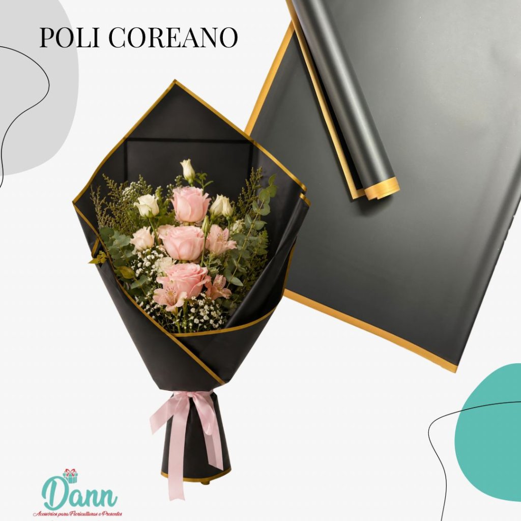 1929 POLI COREANO  COLOR 57X57 C20 PRETO REF 4133