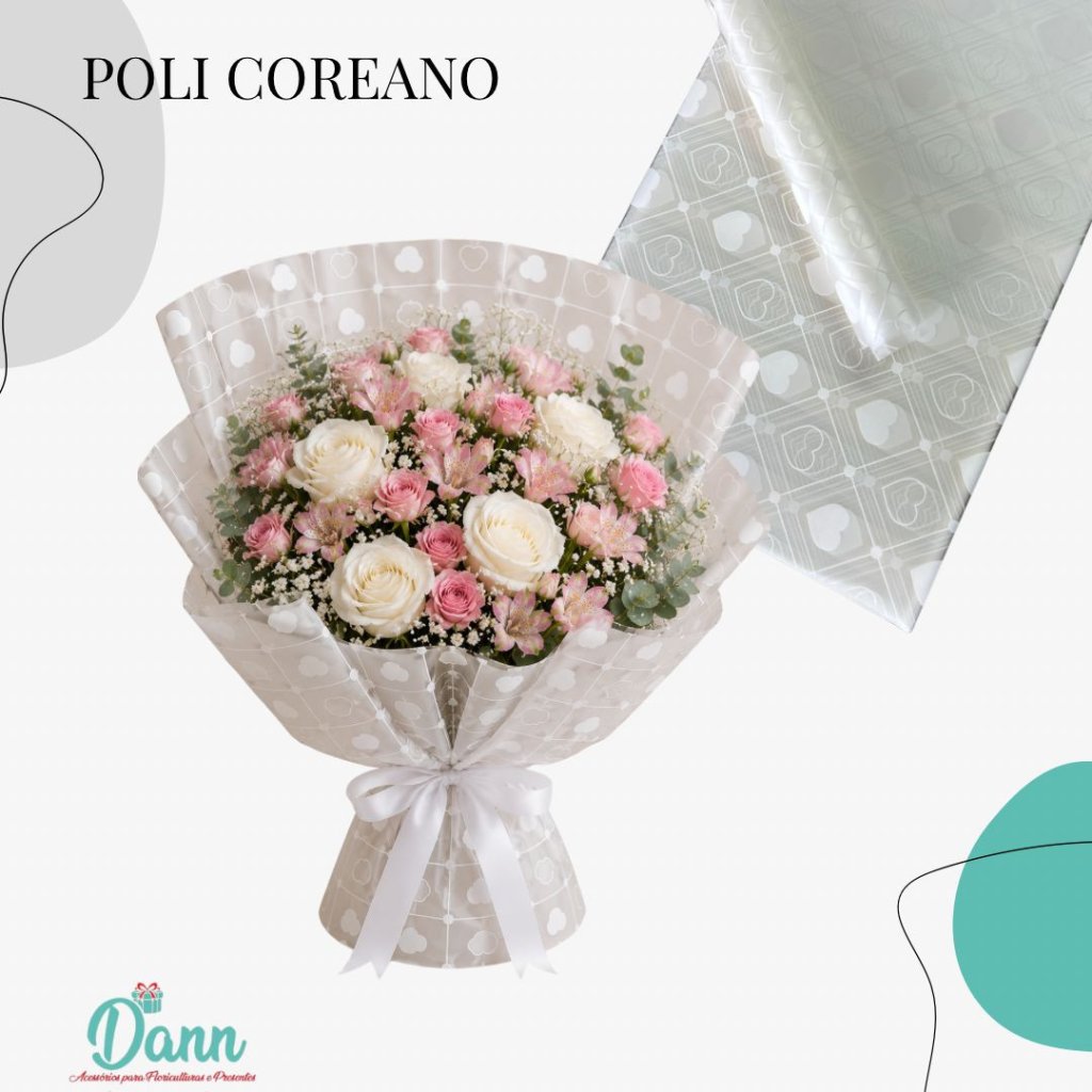 1930 POLI COREANO  56X56 C/20 BRANCO  REF 3987