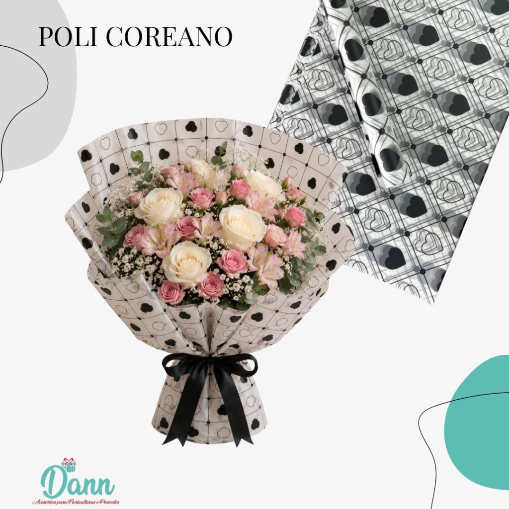 1930 POLI COREANO  56X56 C/20 PRETO REF 3987