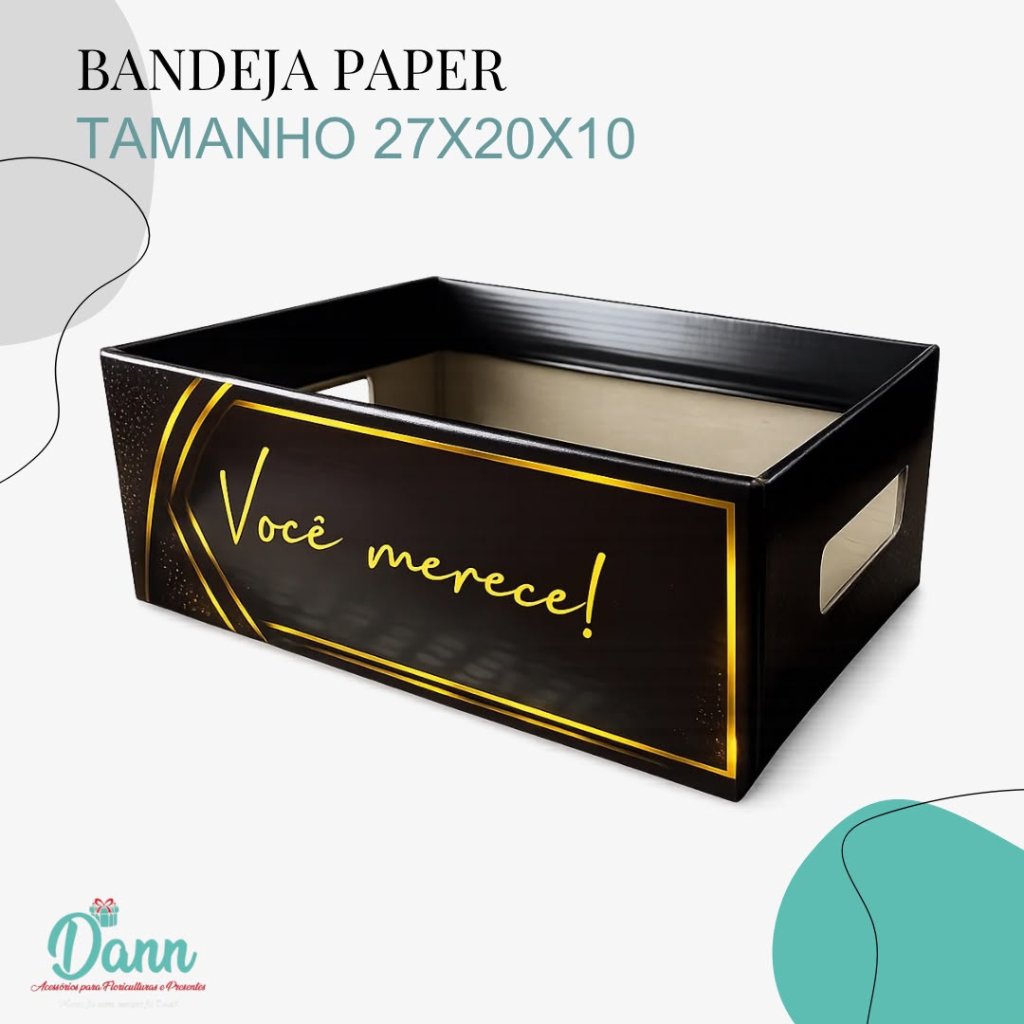 BANDEJA PAPER RETANGULAR MIGUEL REF 4245