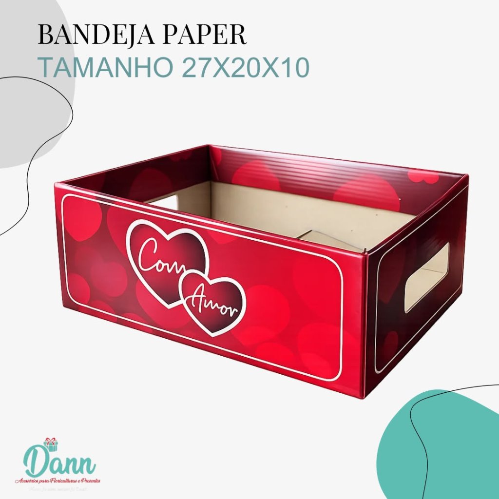 BANDEJA PAPER RETANGULAR LORENA REF 4248