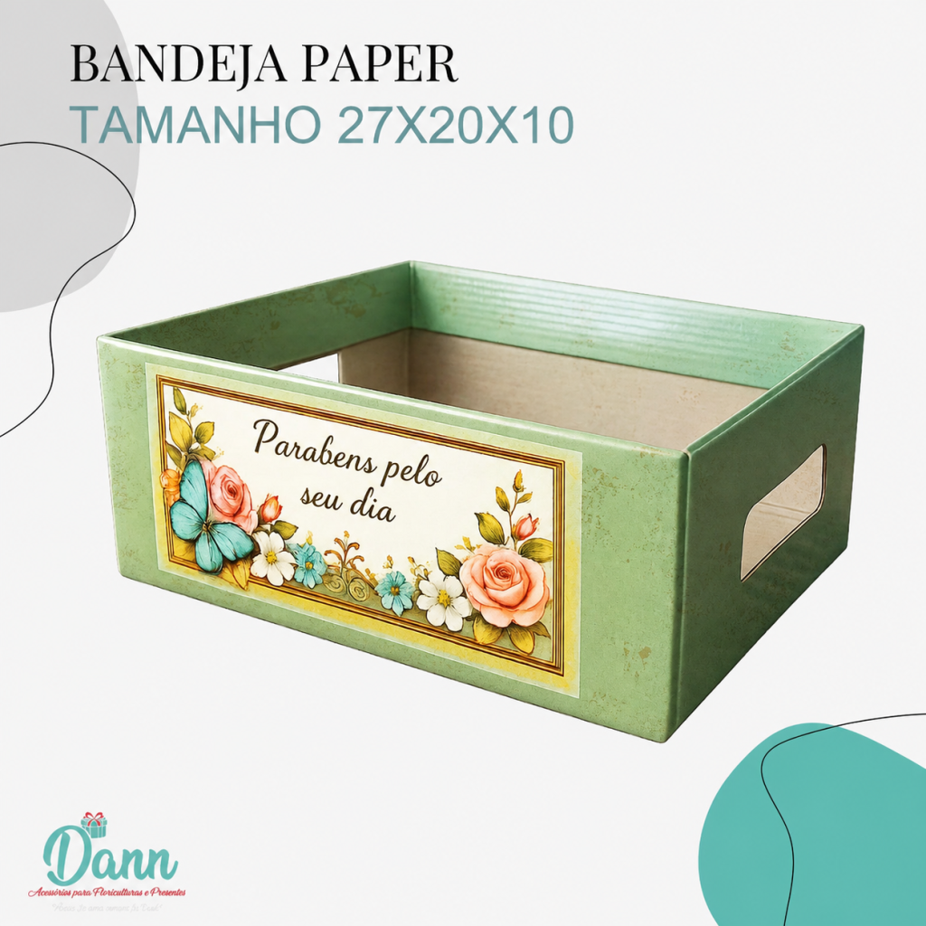  BANDEJA PAPER RETANGULAR PENELOPE  REF 4246