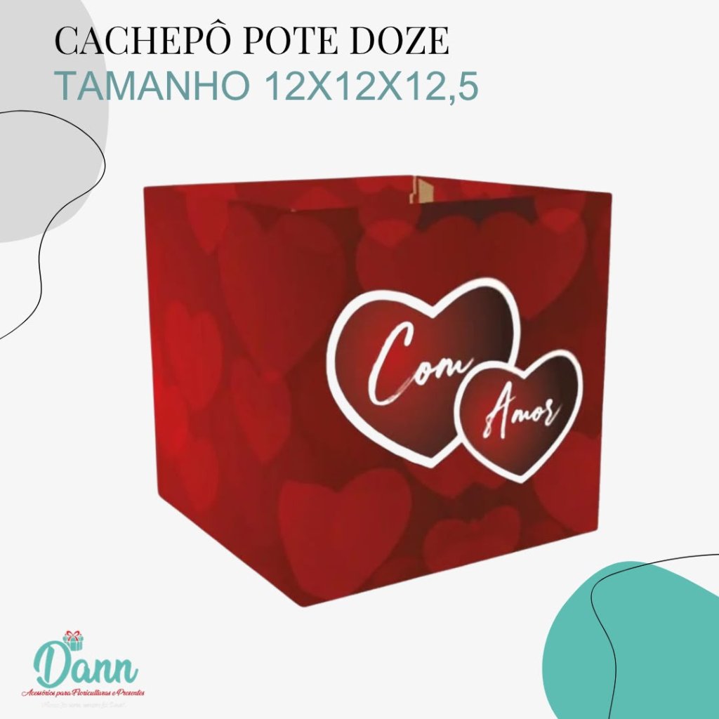 CACHEPO PAPER POTE 12 QUAD LORENA C/10  REF 4253