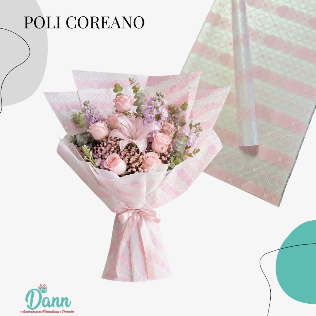 1930 POLI COREANO 56X56 C/20 ROSA CLARO REF 3987