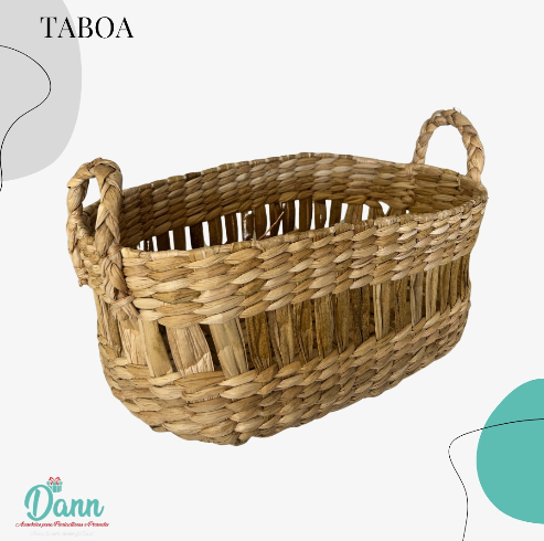 CESTO TABOA OVAL MEIO FRISO REF 4508