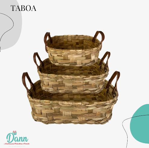 CESTO BANDEJA TABOA OVAL