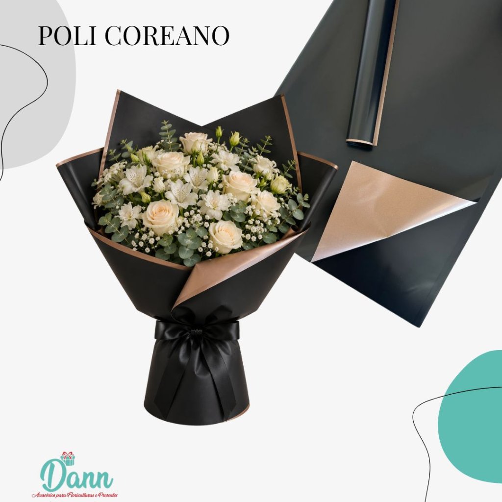 VM0822-4 PPL EMB P/ FLOR COREA PRETO/OURO 58X58 C/20 REF 4759