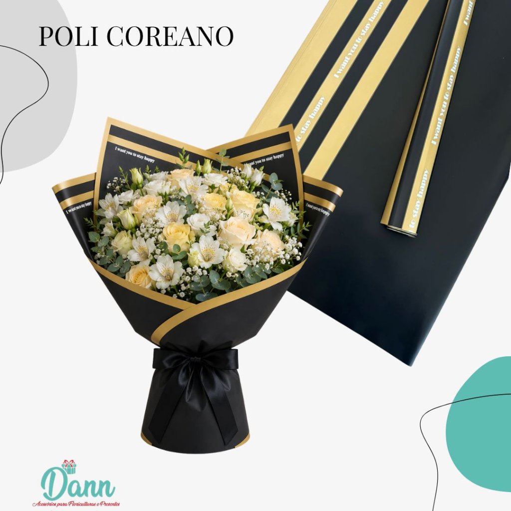 VM0923-6 PPL EMB P/ FLOR COREA PRETO 58X58 C/20 REF 4776