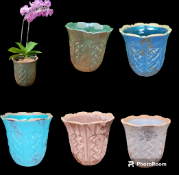 CACHEPO CERAMICA ORQUIDEA FLORENÇA REF 1400