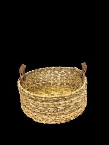 TABOA BACIA REDONDA ALCA COURO 28X13 REF 2677