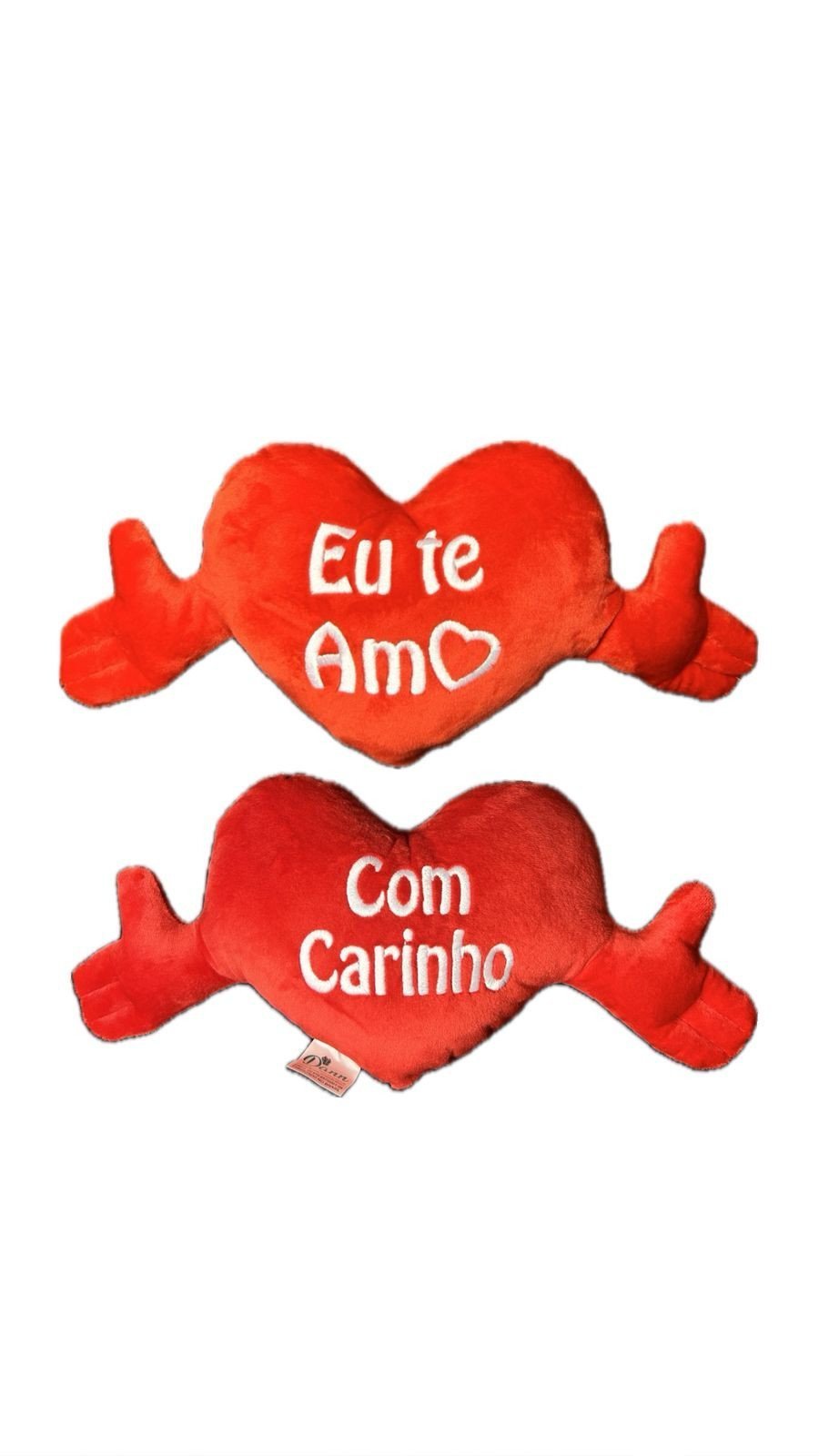 ALMOFADA CORACAO 2 SALTIN COM MAO REF 2155 35X1