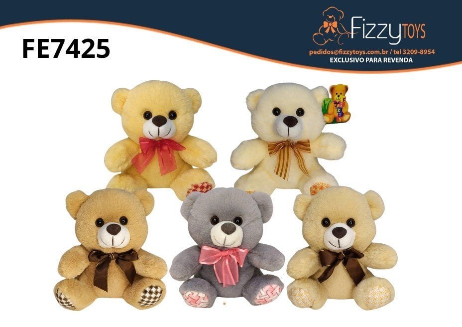 FE7425 PELUCIA URSO 18CM