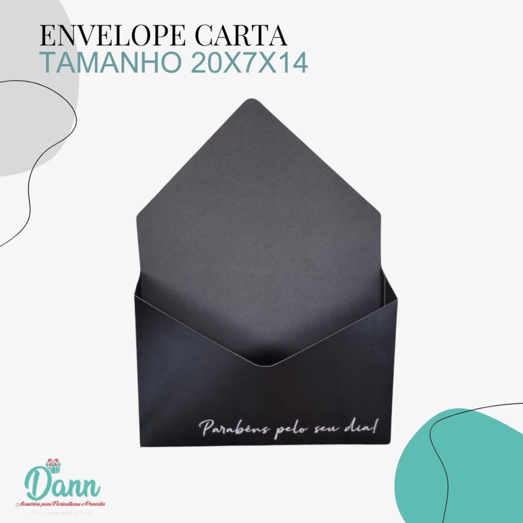 ENVELOPE CARTA PAPER PRETO REF 1729