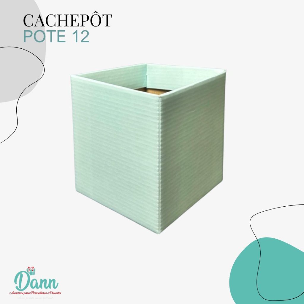 CACHEPO PAPER POTE 12 TIFFANY QUAD C/10 REF 2131