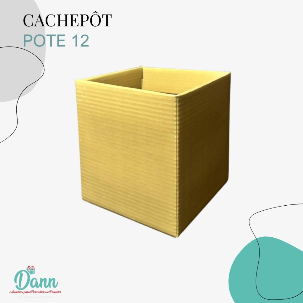 CACHEPO PAPER POTE 12 TERRA QUAD PCT C/10 REF 2130