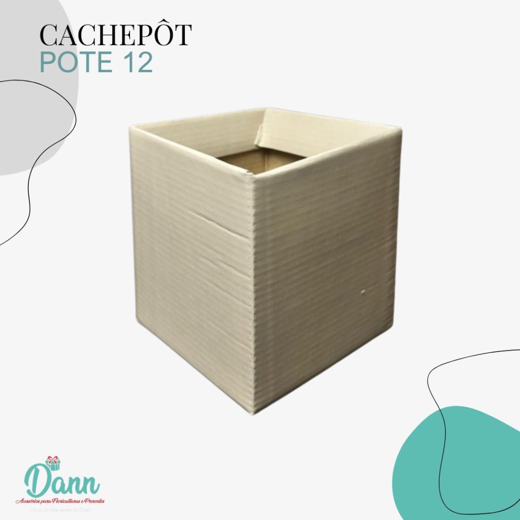 CACHEPO PAPER POTE 12 AREIA  QUAD PCT C/10 REF 2129