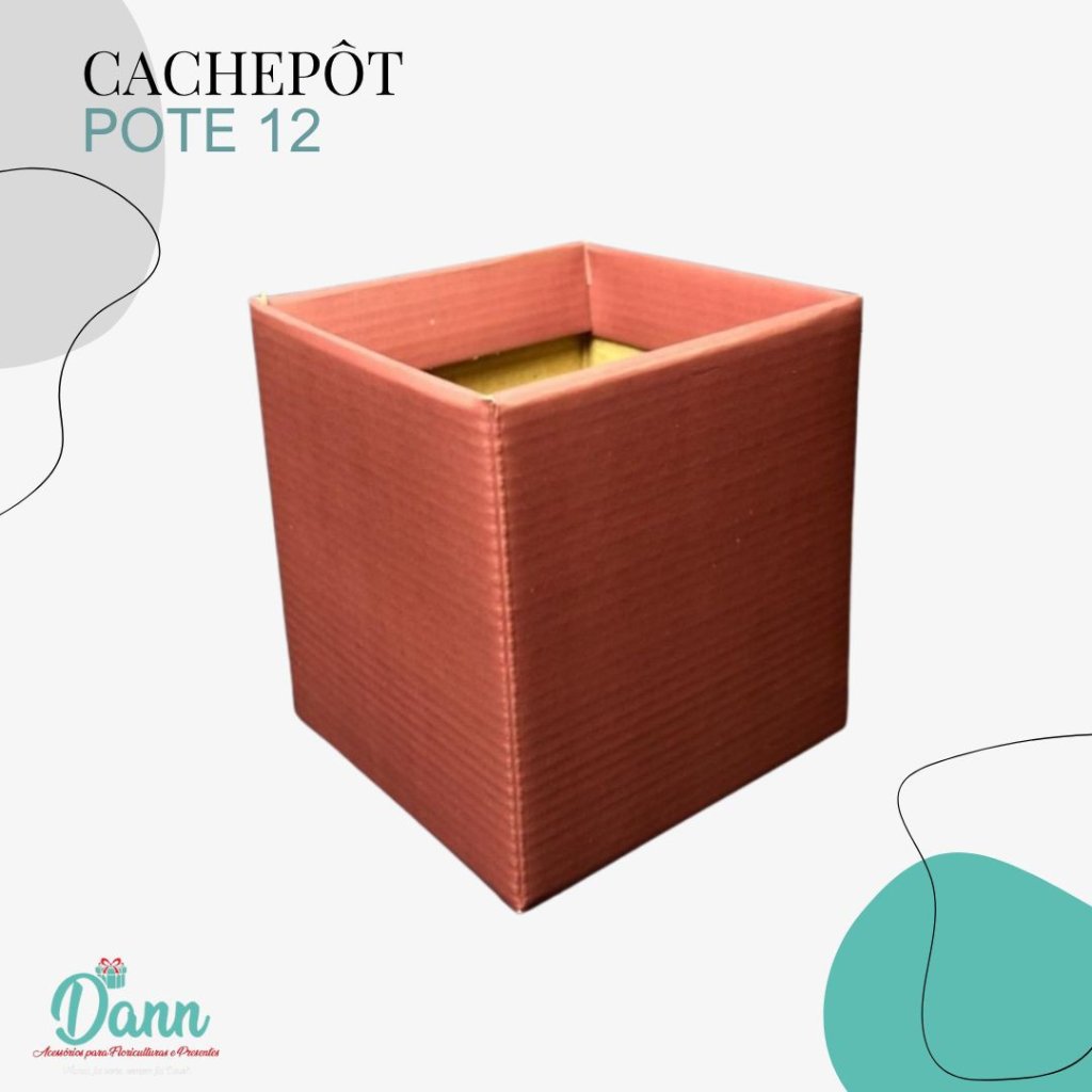 CACHEPO PAPER POTE 12 GOIABA QUAD C/10 REF 2134