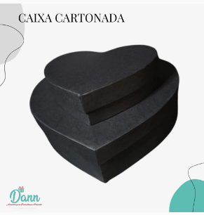 CAIXA CORAÇÃO PRETA 