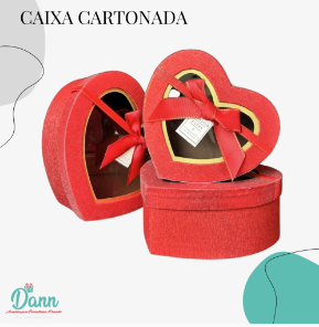 BOX CORACAO VERMELHO COM VISOR REF 3541