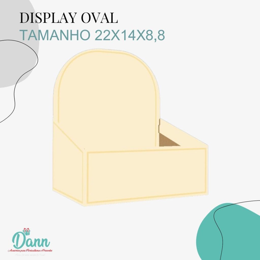 PAPER DISPLAY OVAL M DAN AMARELO YELLOW REF 3270