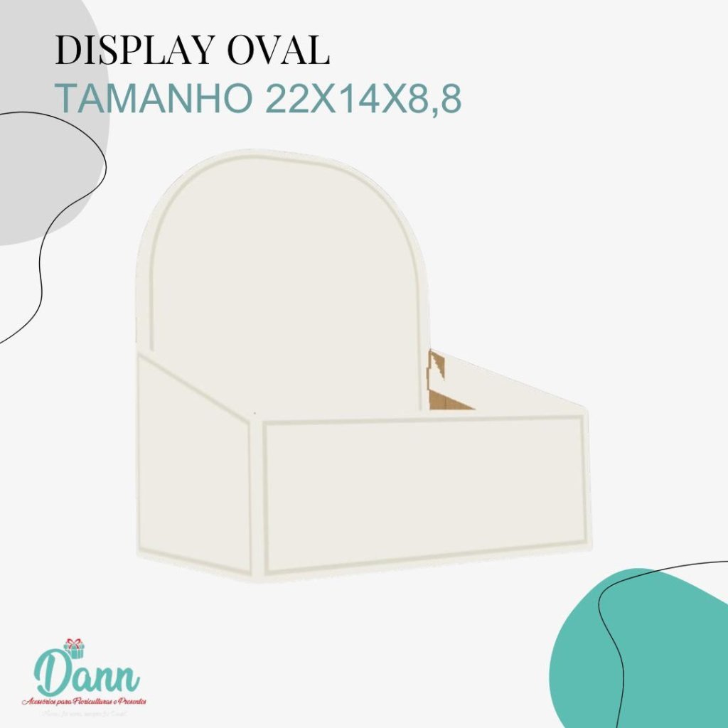 PAPER DISPLAY OVAL M DAN OFFWHITE REF 3271