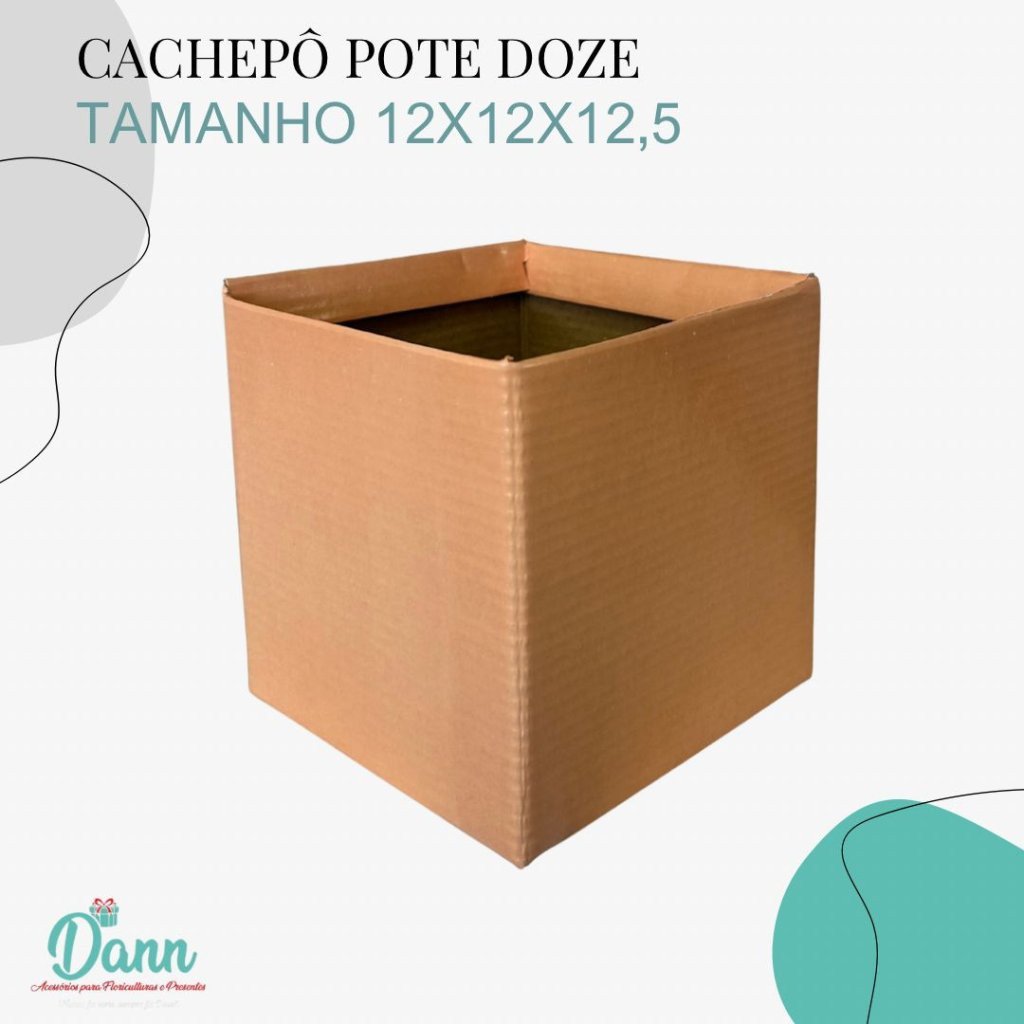 CACHEPO PAPER POTE 12 QUAD PCT C/10 NUDE REF 1770