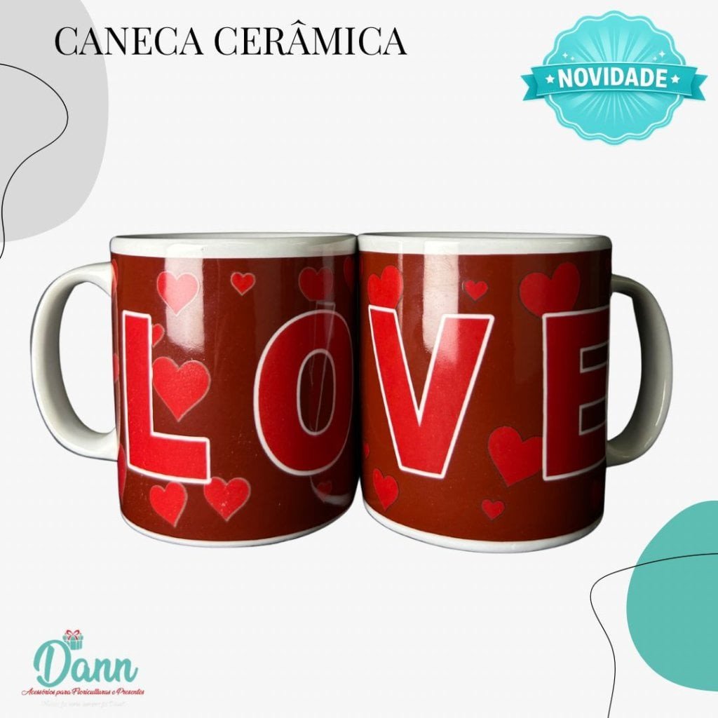 CANECA CERÂMICA REF D86 320ML