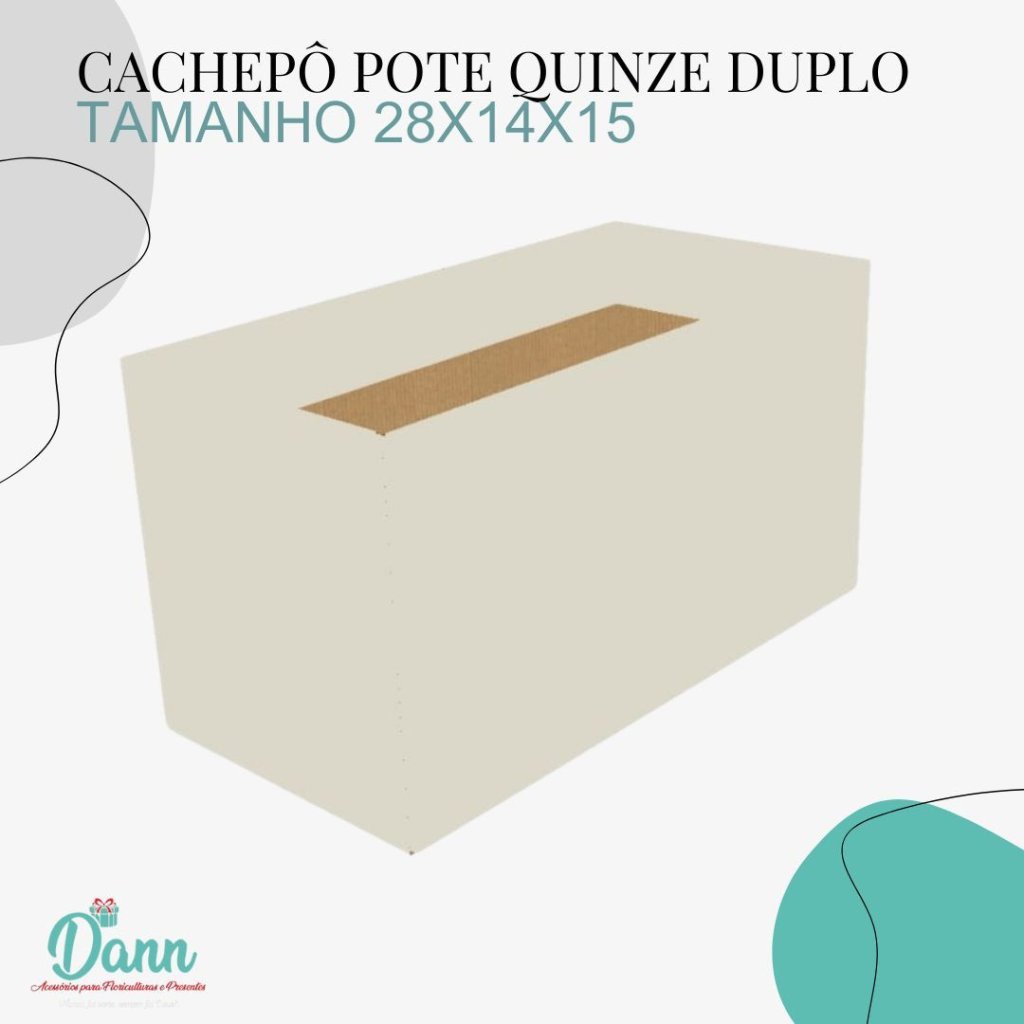CACHEPO PAPER DUPLO POTE 15 OFFWHITE REF 3558
