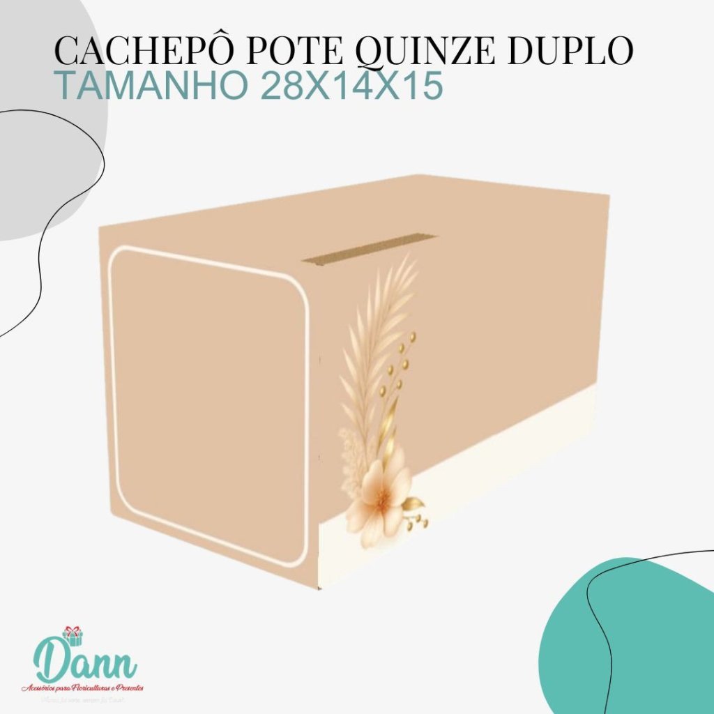 CACHEPO PAPER DUPLO POTE 15 MADALENA REF 3560