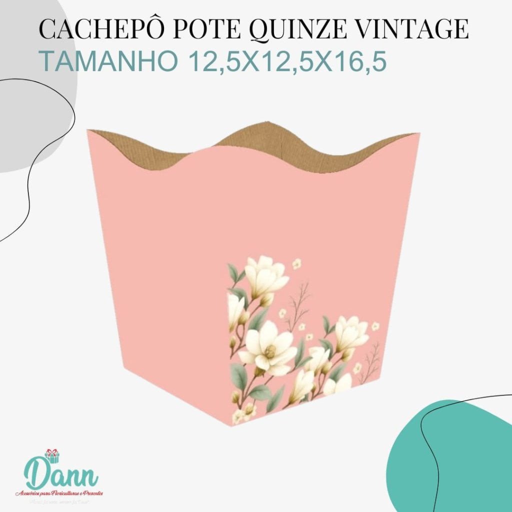 CACHEPO PAPER VINTAGE POTE 15 MANU C/10 REF 3566