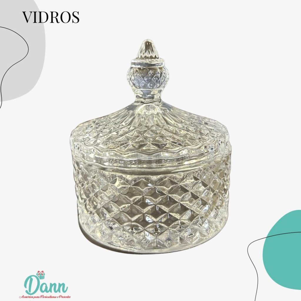UH01060-4 POTICHE DE VIDRO 8,5X9,5 REF 3929