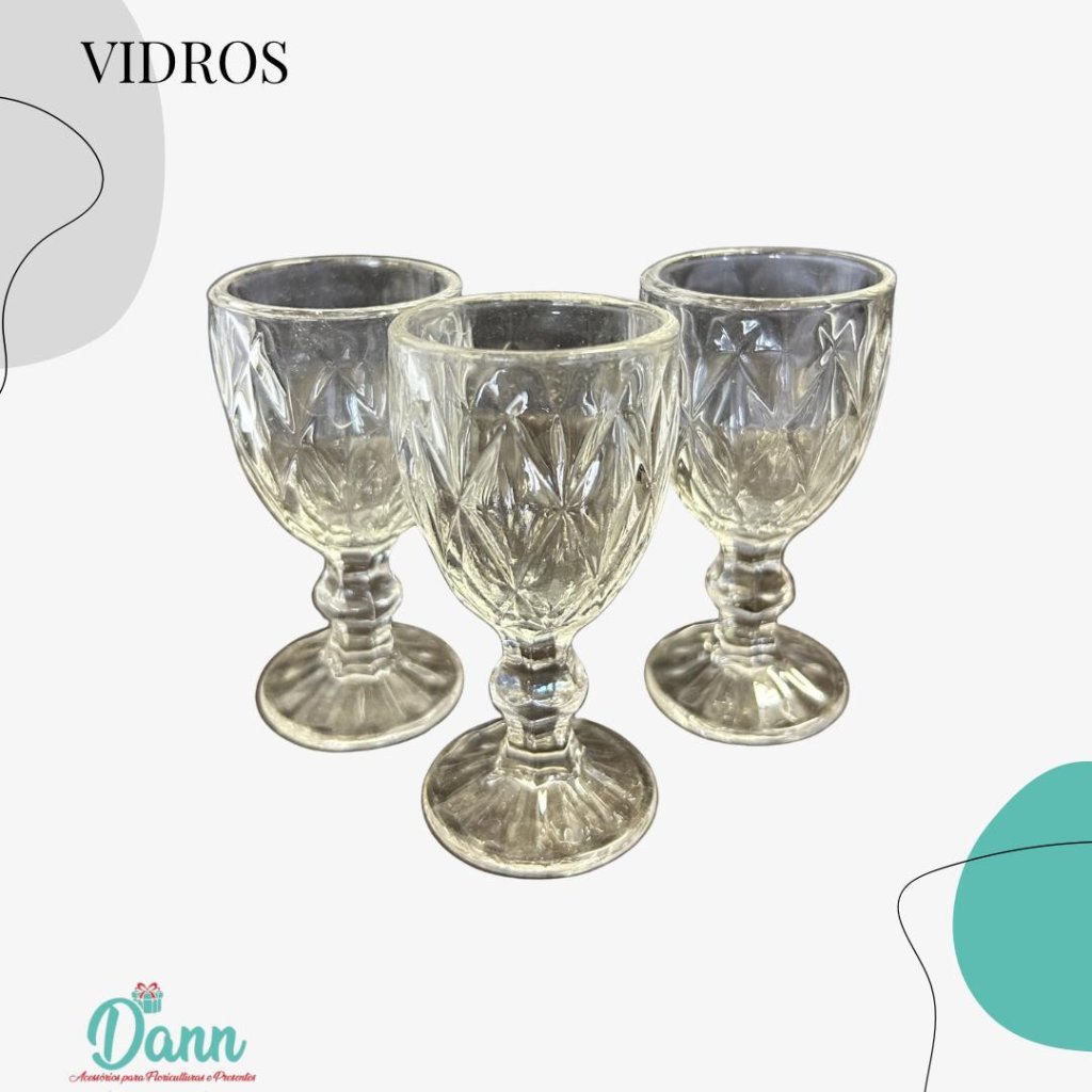 UH09070-L TAÇA DE VIDRO C/6 60ML REF 3943