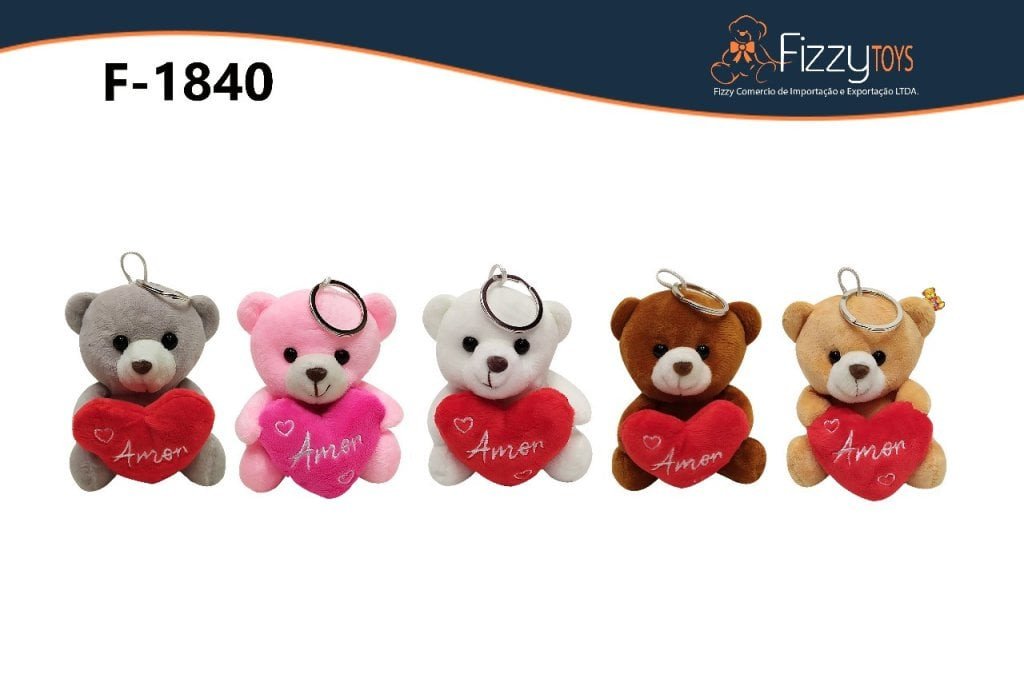 F1840 CHAVEIRO PELUCIA 10CM 
