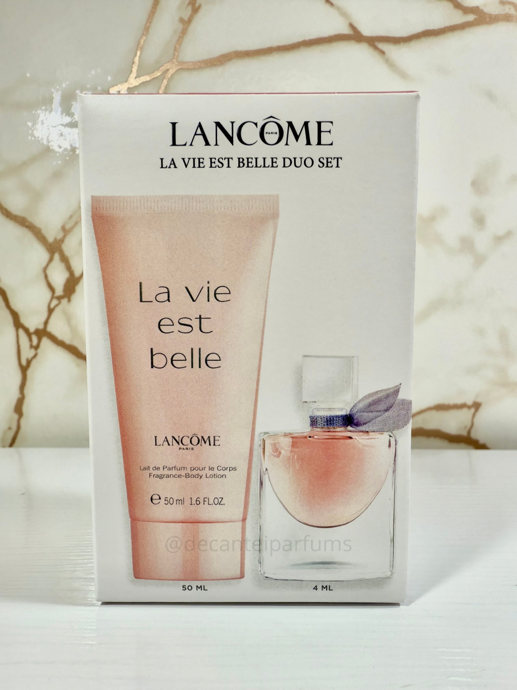 LA VIE EST BELLE DUO SET (MINIATURA 4ML + BODY LOTION 50ML)