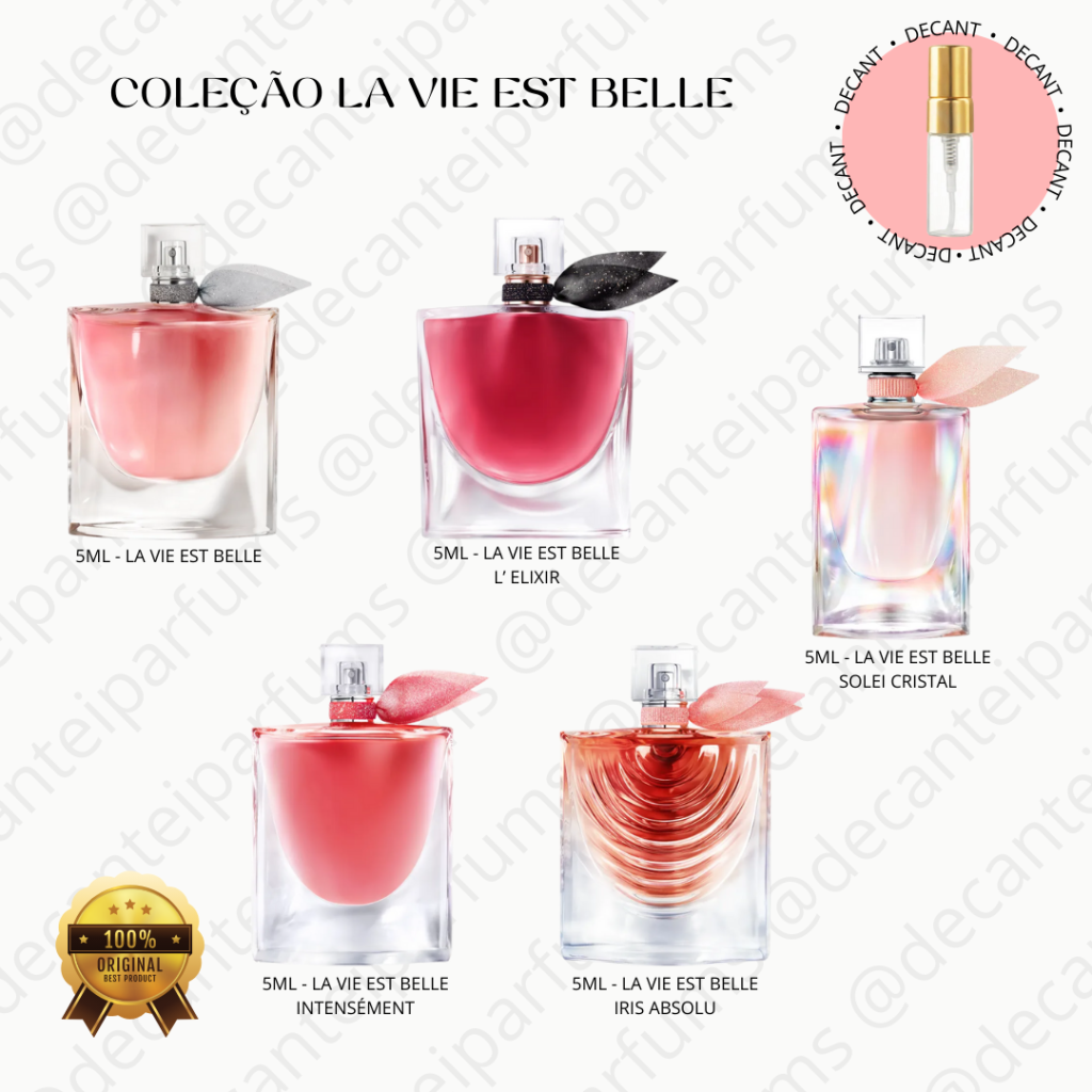 LANCÔME | COLEÇÃO LA VIE EST BELLE (5 x 5ML)