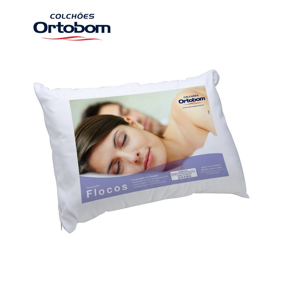 Travesseiro Flocos Conforto