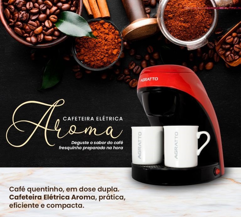 Cafeteira Aroma 2 Xicaras ACFP0110.01 450W 127v Vermelho