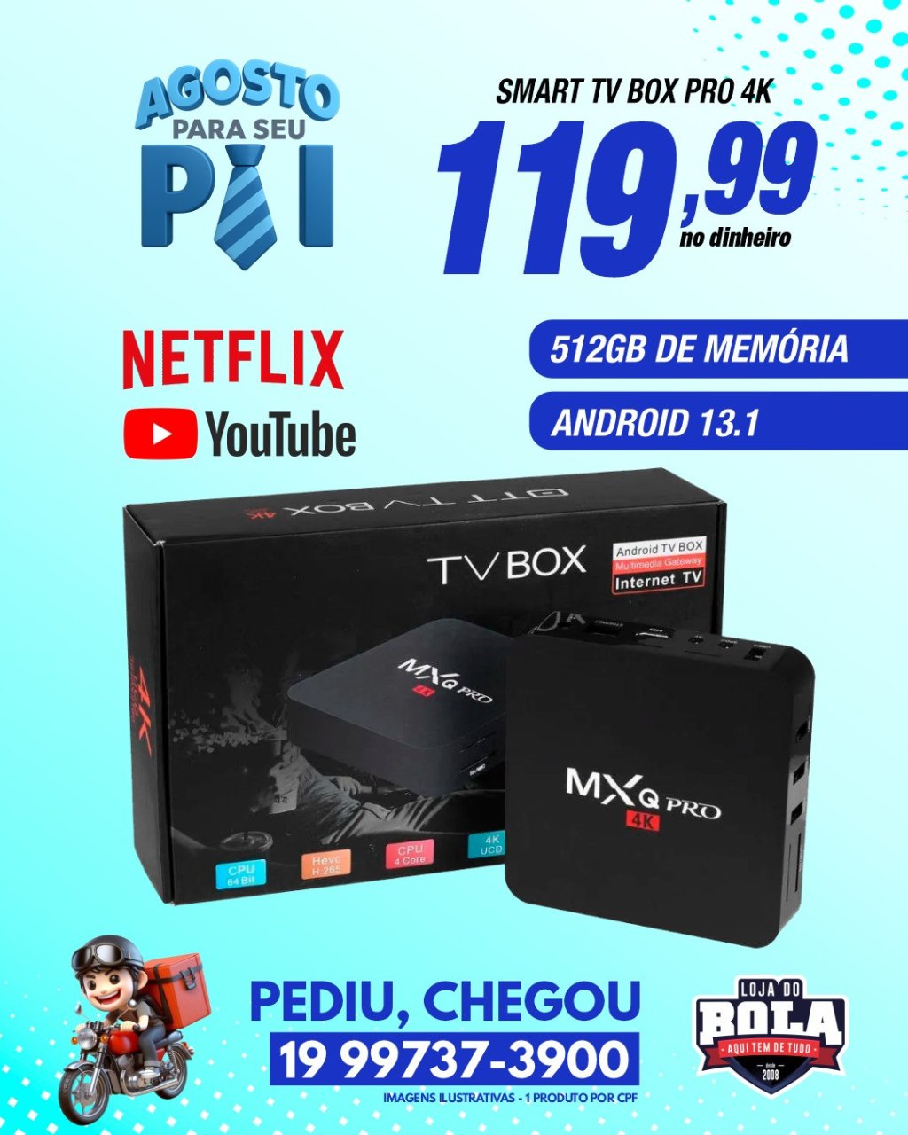 RECEPTOR TV BOX MXQ PRO 4K