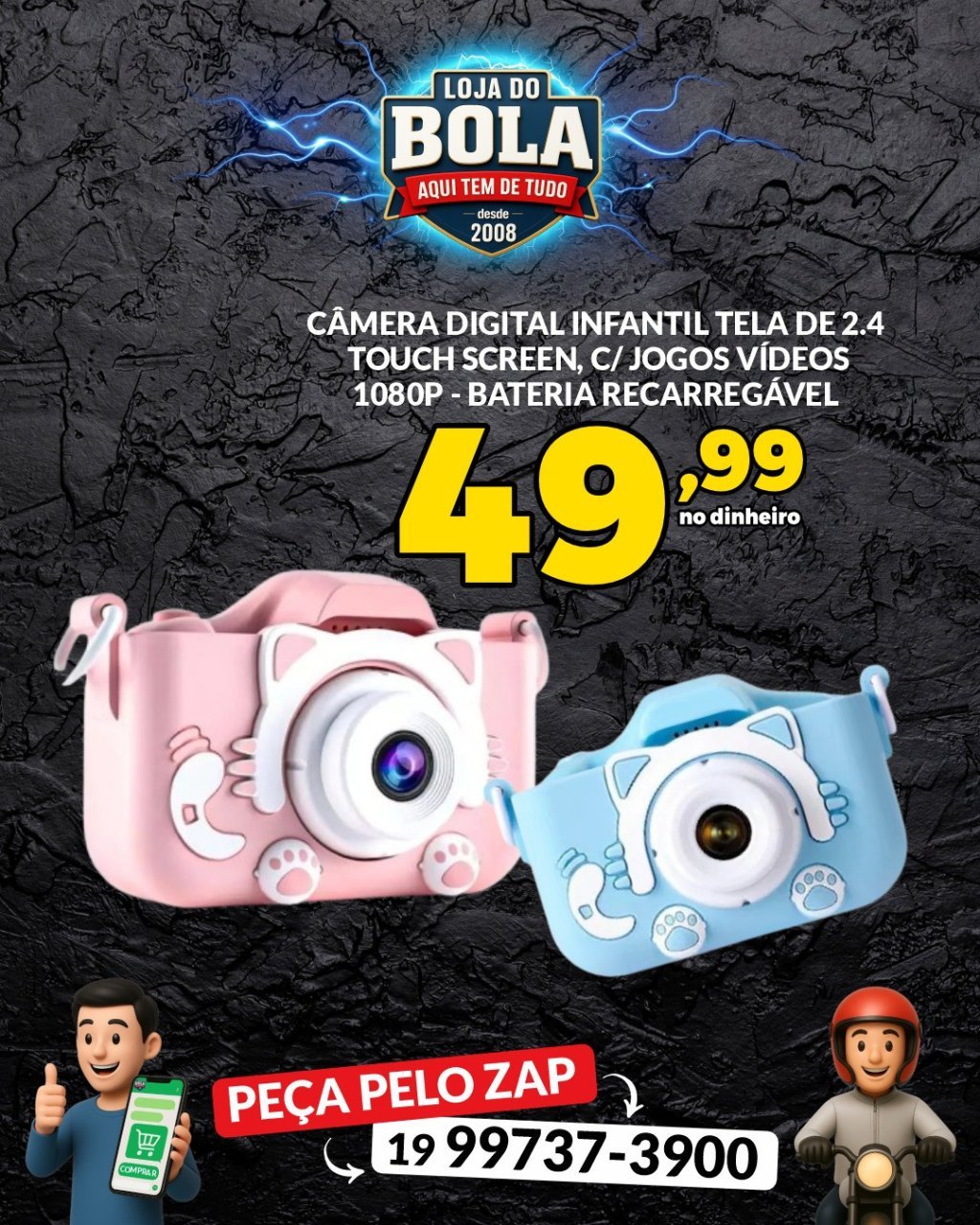 CÂMERA DIGITAL INFANTIL