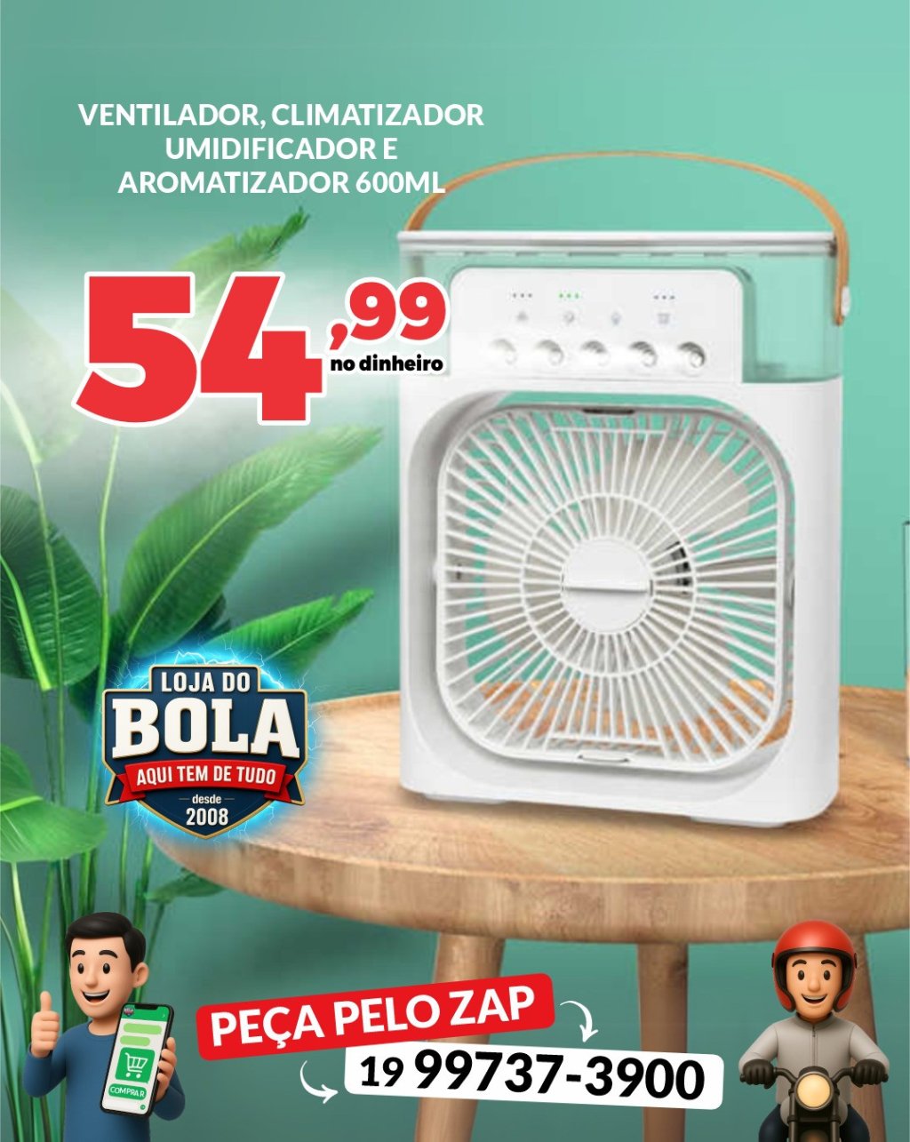 VENTILADOR CLIMATIZADOR 