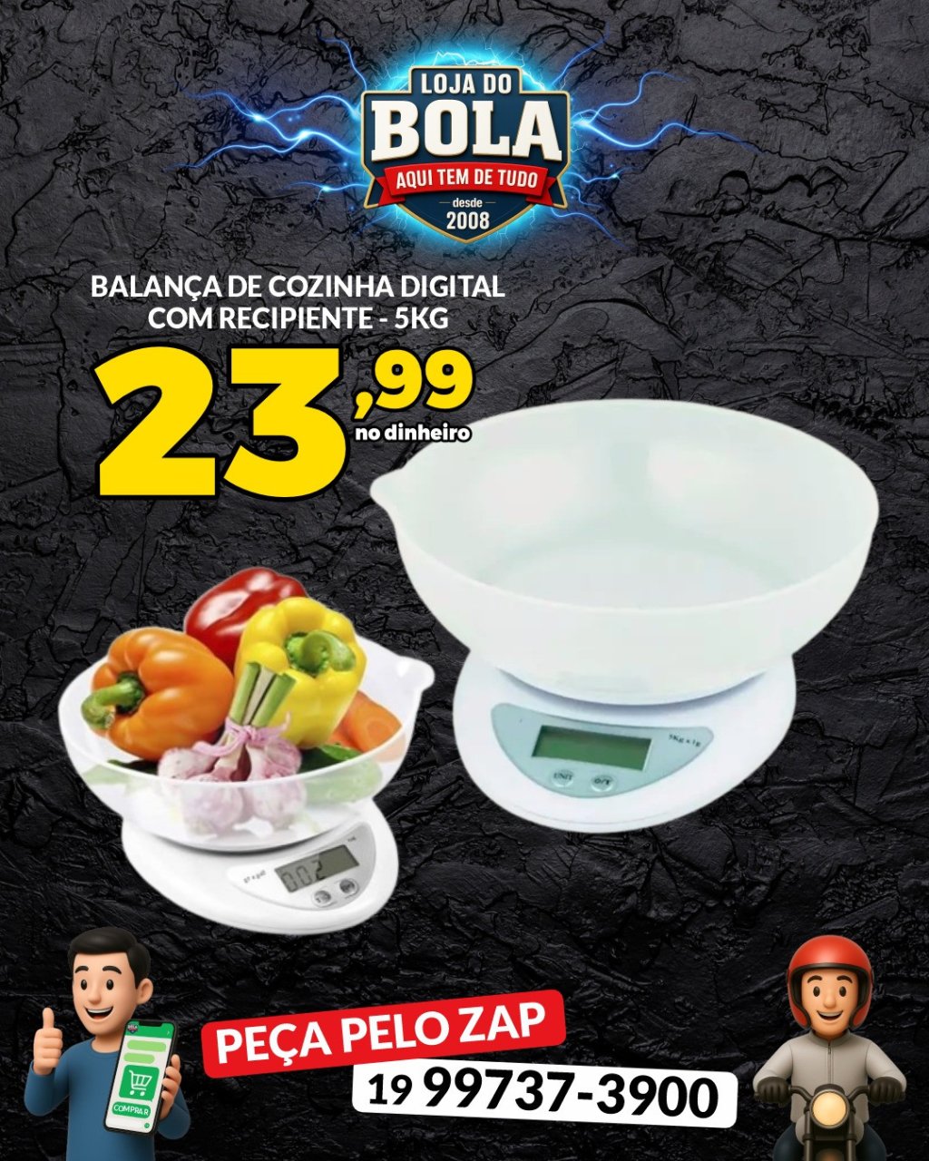 BALANÇA DIGITAL ATÉ 05KG