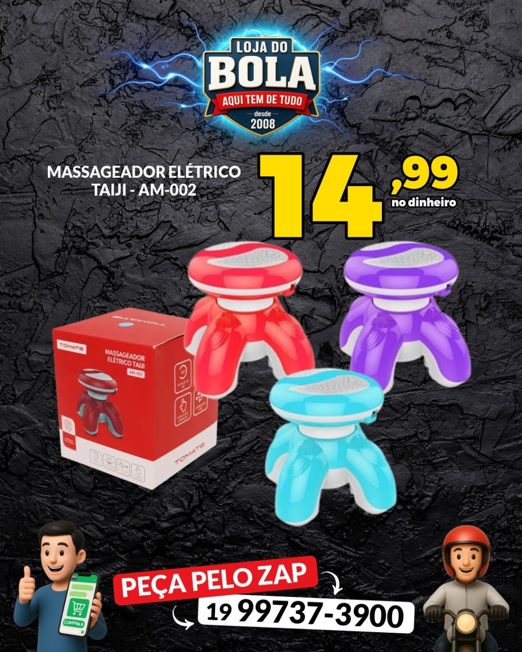 MASSAGEADOR ELÉTRICO TAIJI