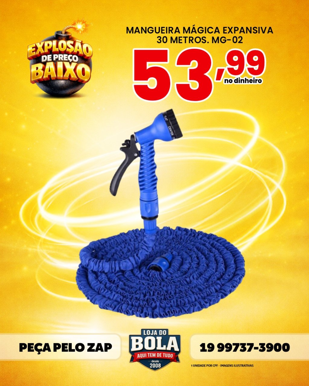 MANGUEIRA MÁGICA EXPANSIVA 30M